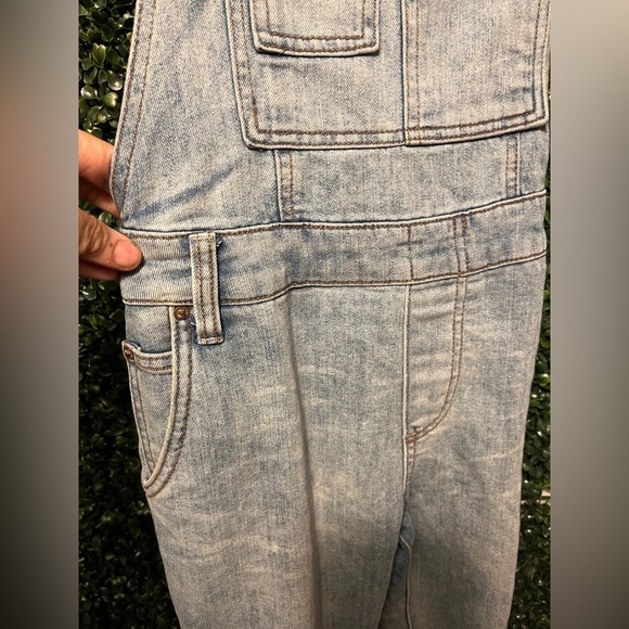 Free People Denim Overalls Size 26 - Picture 3 of 10